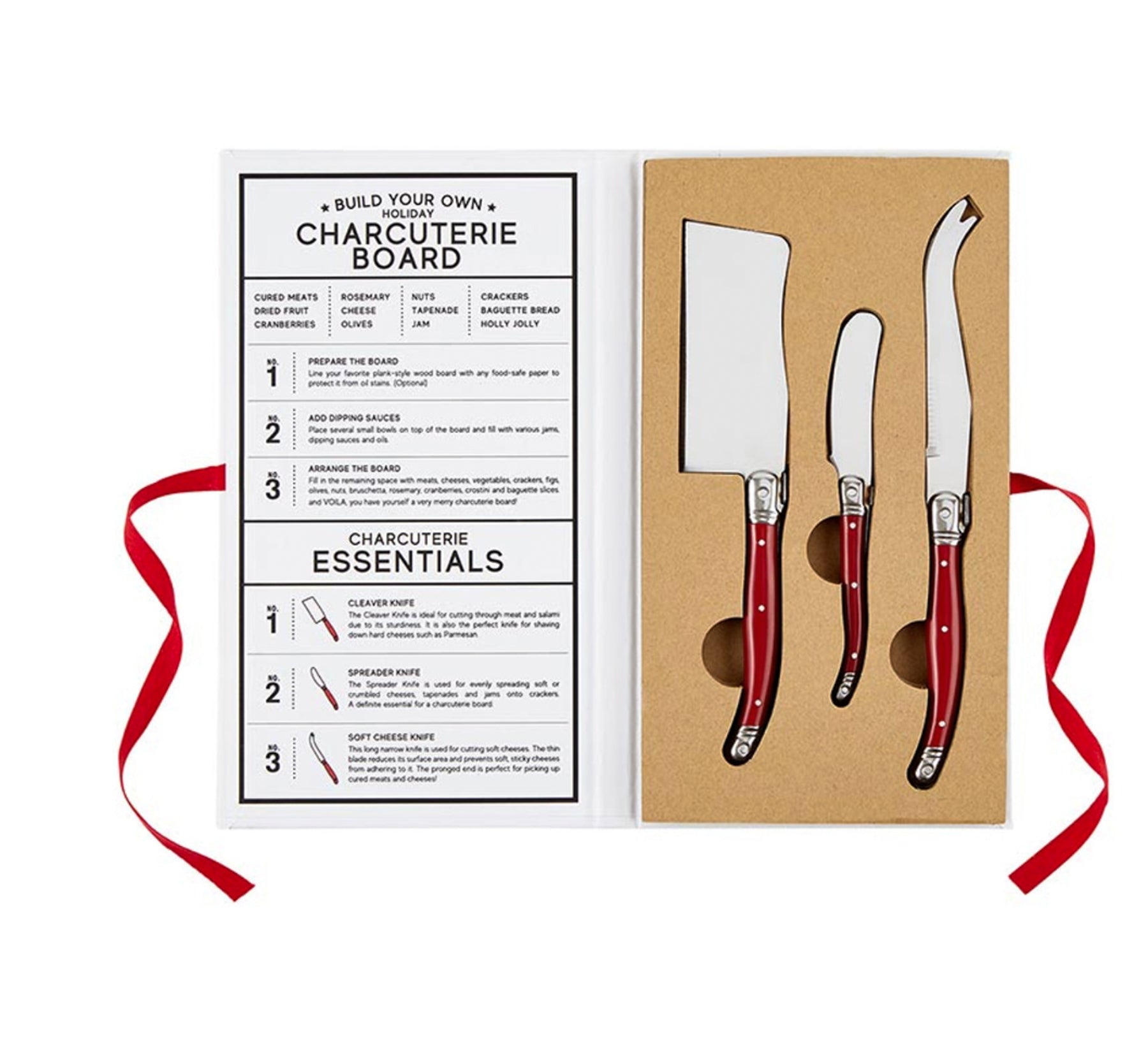 Red Charcuterie Knives S3